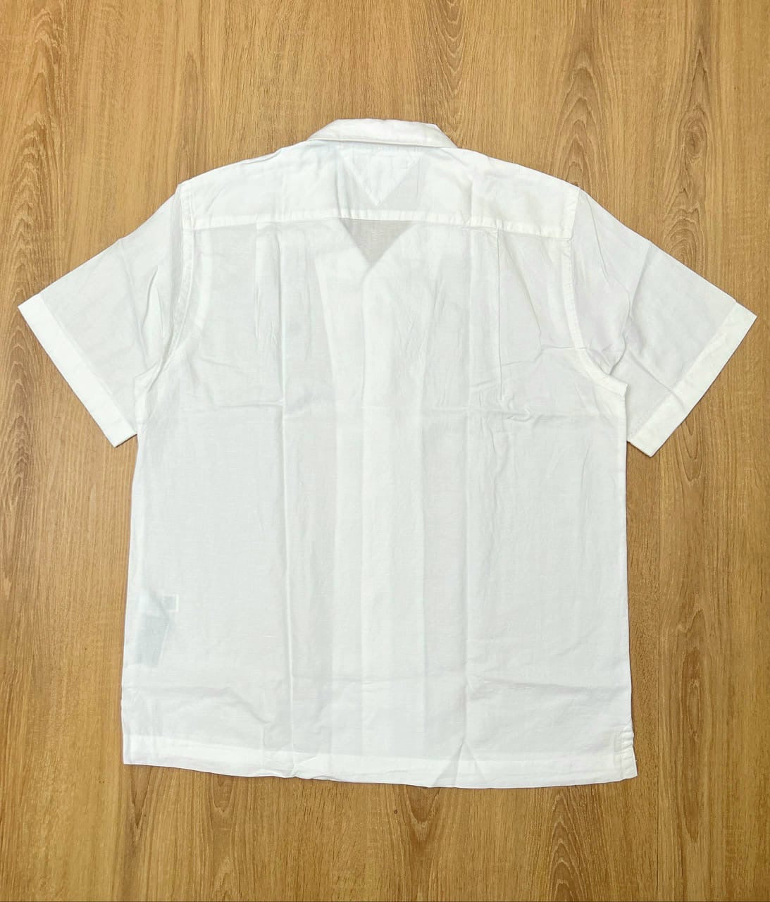 Tommy Hilfiger Linen/ Cotton Blend Shirt in White