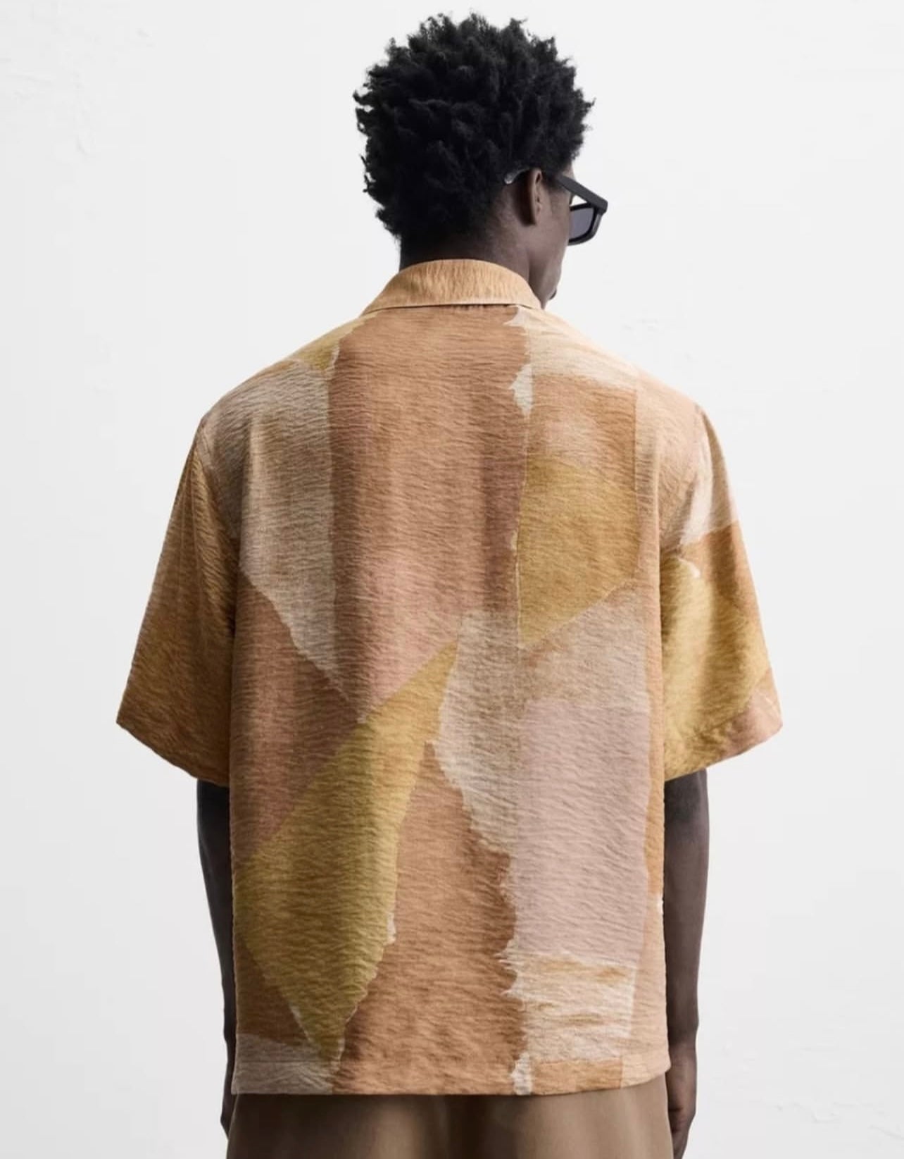 Zara Shirt in Brown Pattern