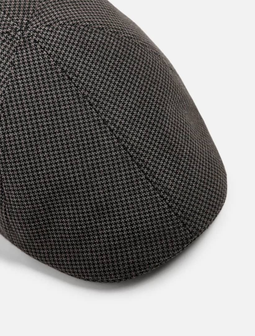 Zara - Houndstooth Textured Beret