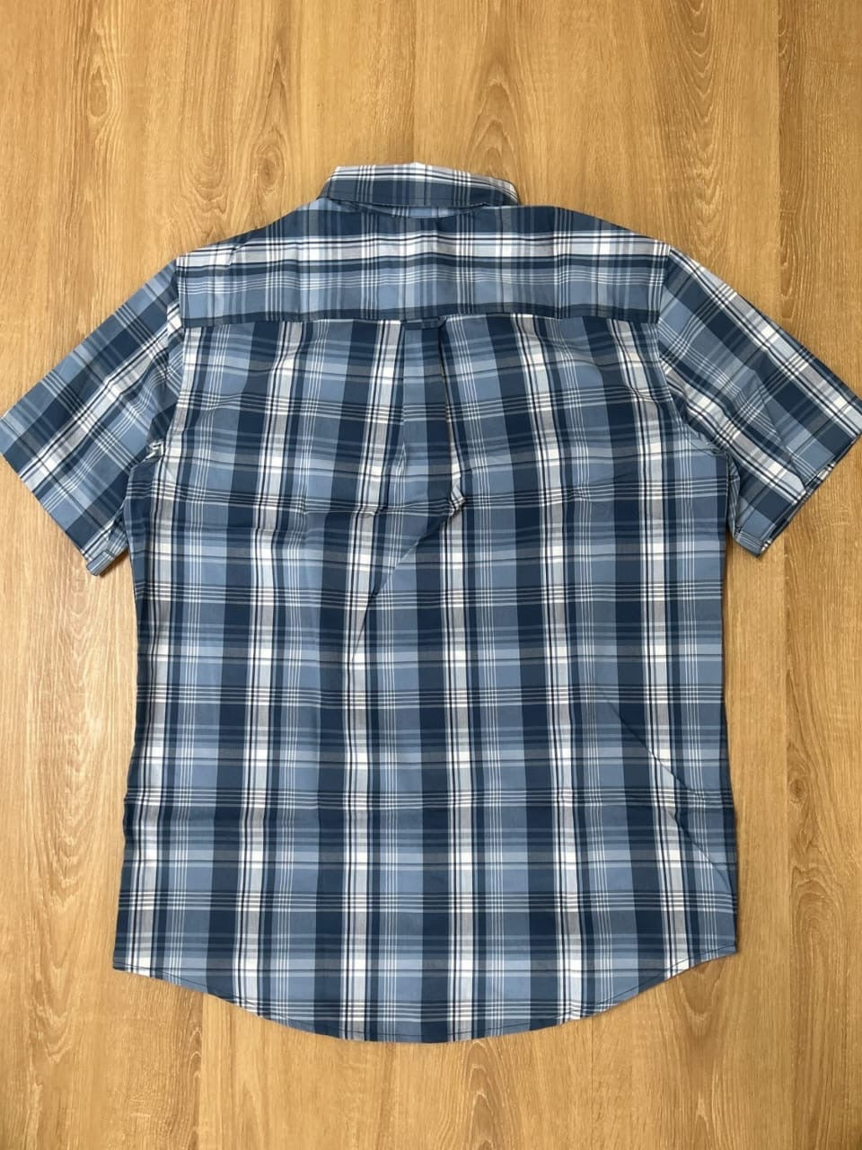 Chaps Regular Fit Cotton Shirt in Blue