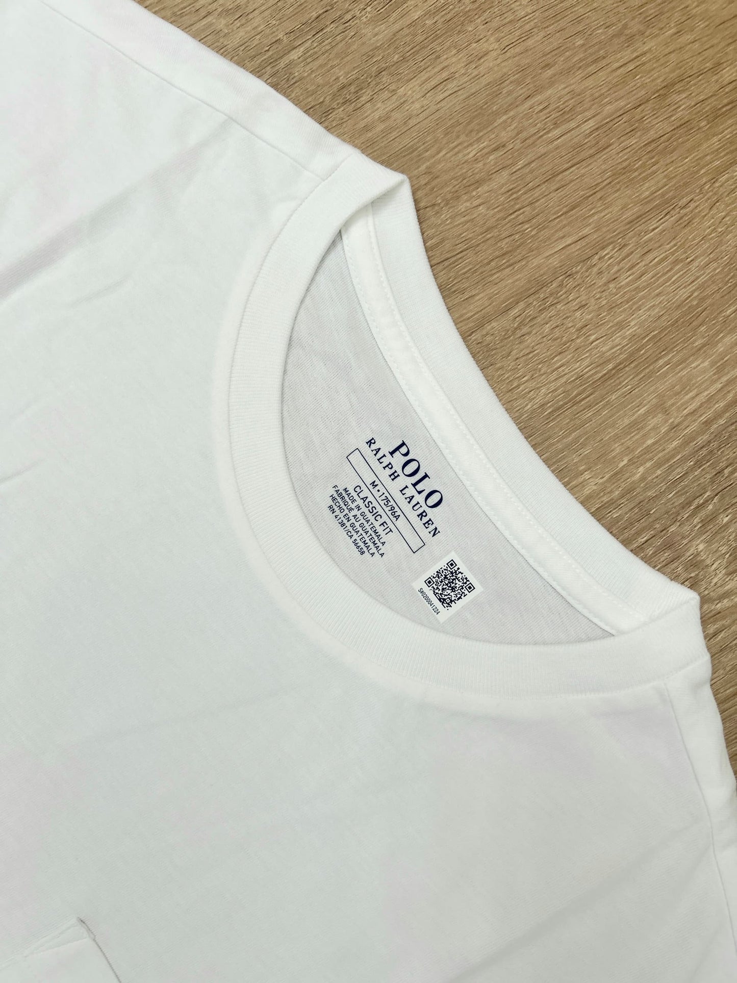 Polo Ralph Lauren White T Shirt  With Pockets
