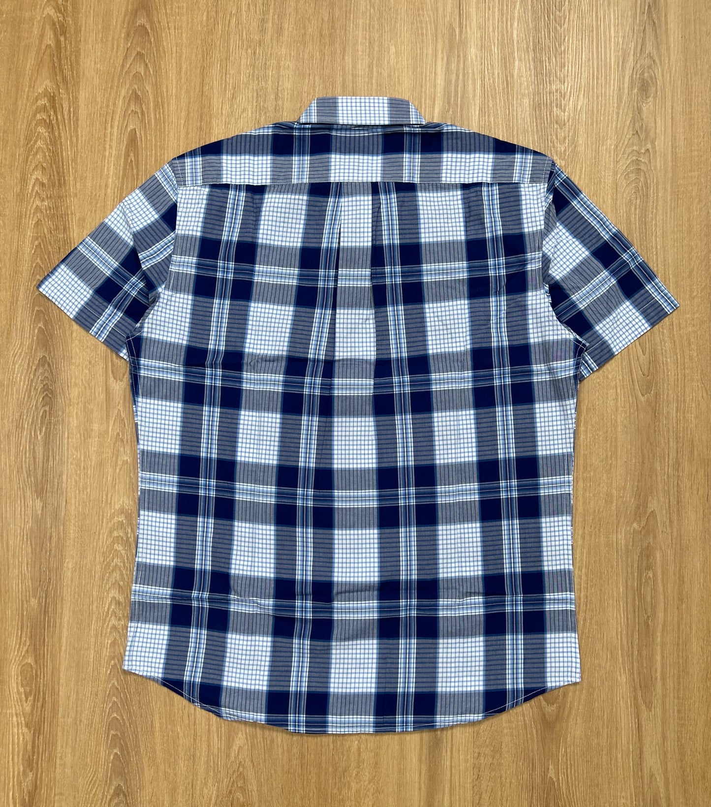 U S Polo Assn Regular Fit Blue Plaid Shirt