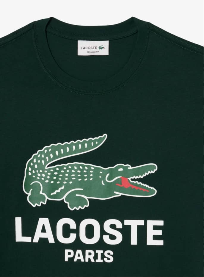 Lacoste T Shirt in Forest Green