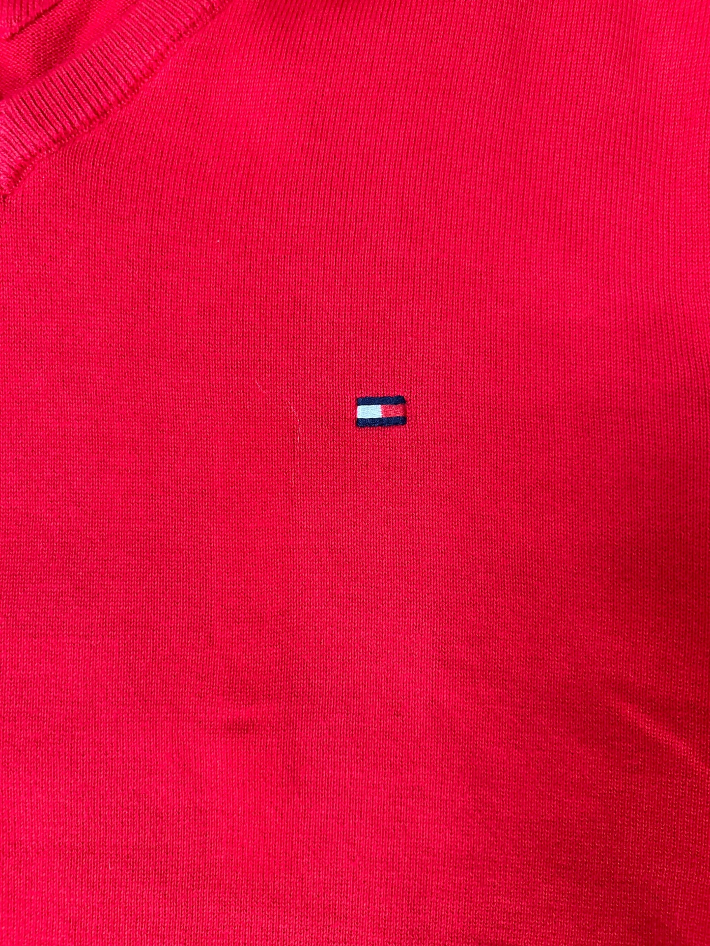 Tommy Hilfiger V neck Sweater in Red