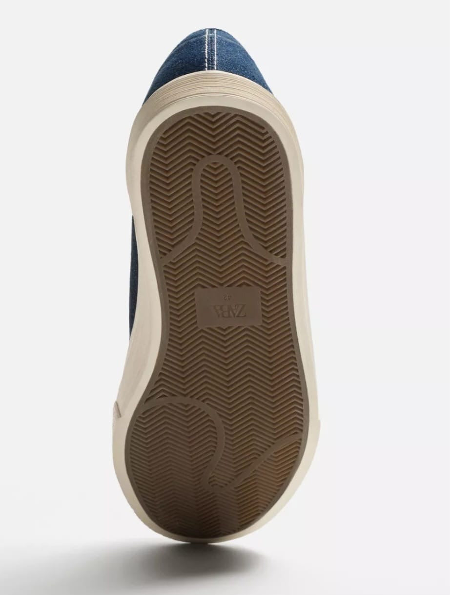 Zara Laceless Denim Pimsoles
