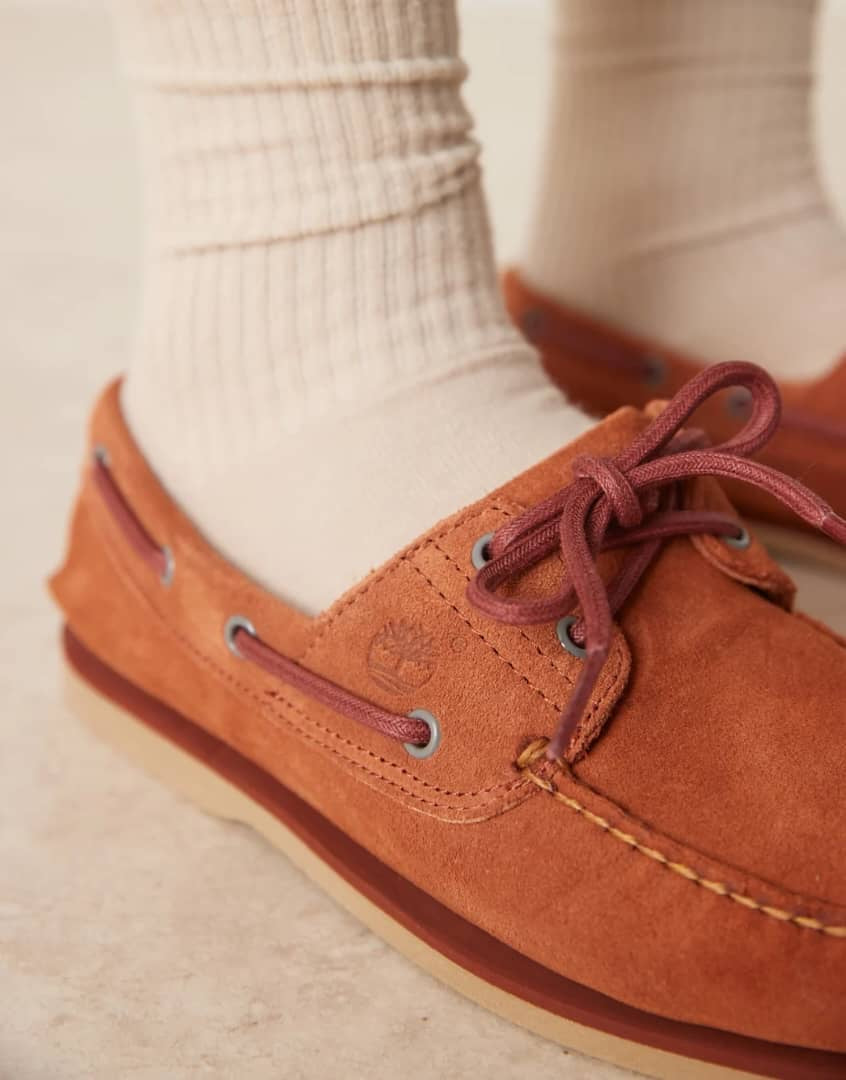 Timberland Boat Shoe in Brown Suede