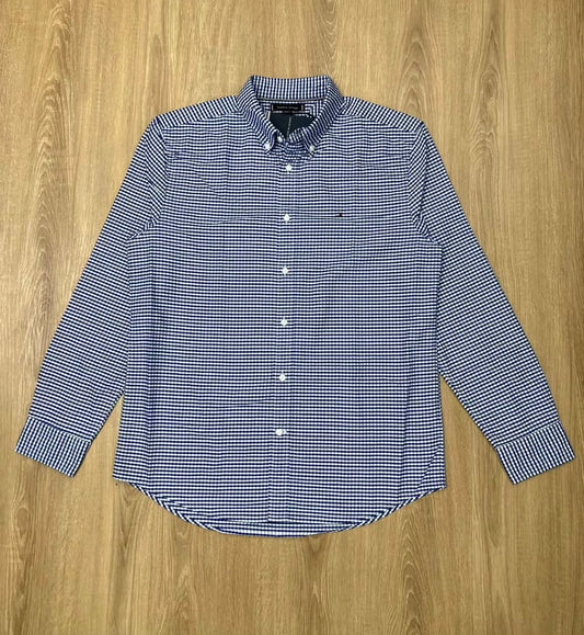 Tommy Hilfiger Regular Fit Check Oxford Shirt in Blue/Navy
