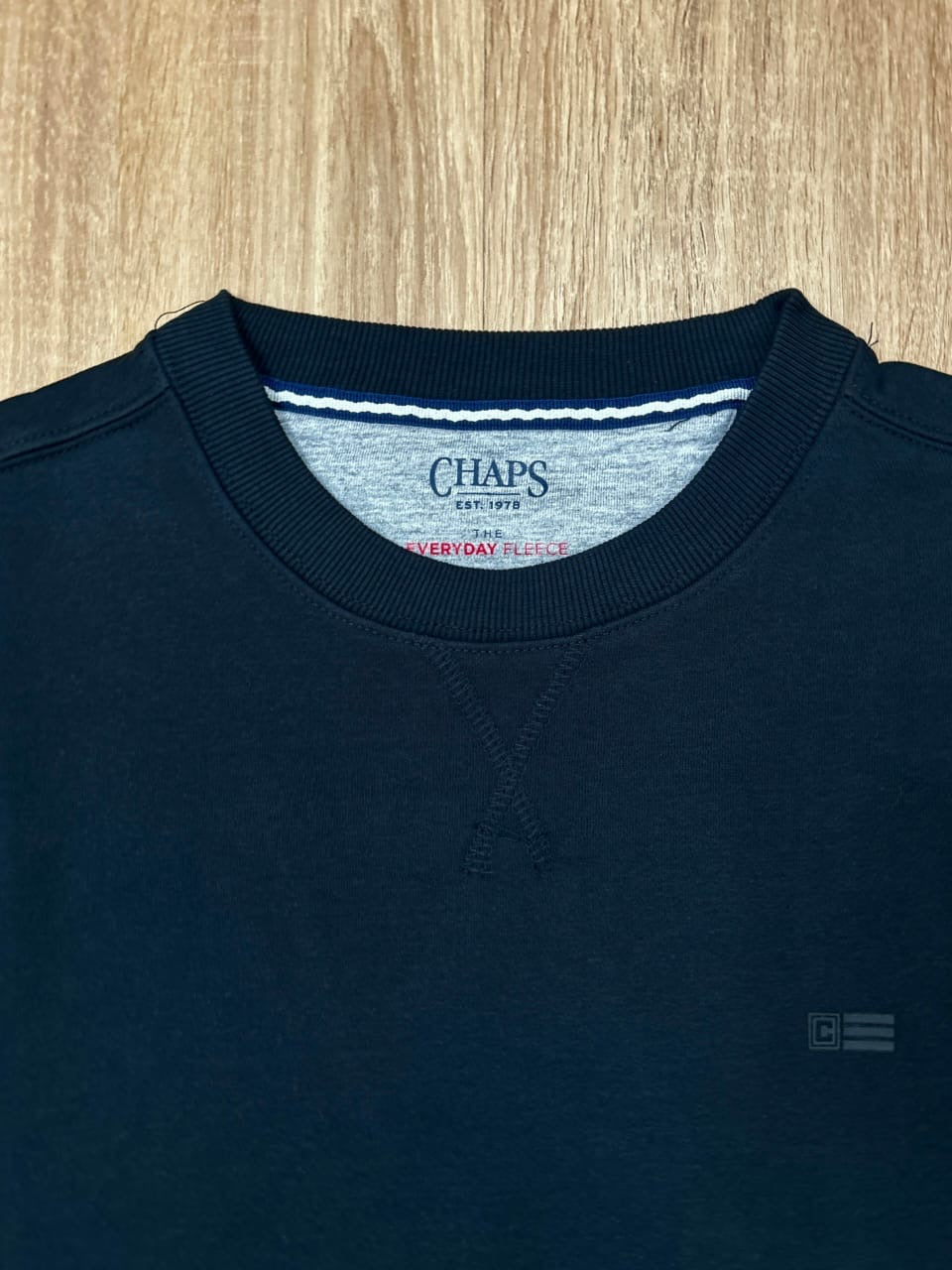 Chaps Regular Fit Sweatshirt in Black