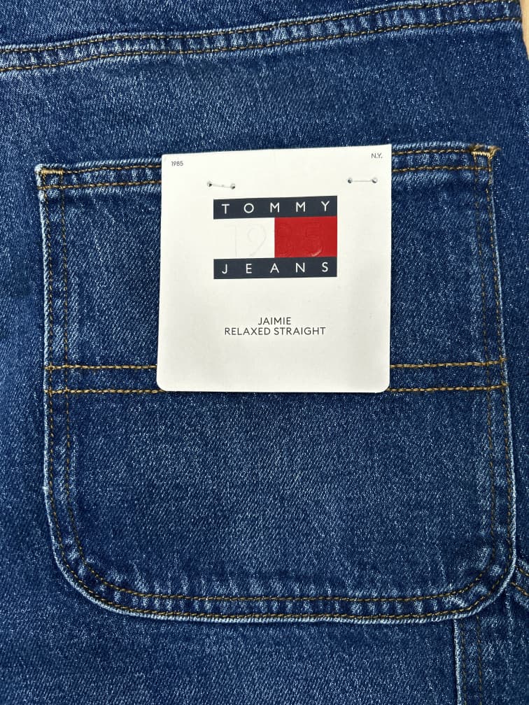 Tommy Hilfiger Relaxed Straight Fit Denim in Blue