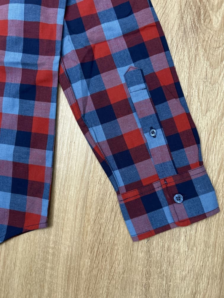 Lee Regular Fit Cotton Plaid Shirt