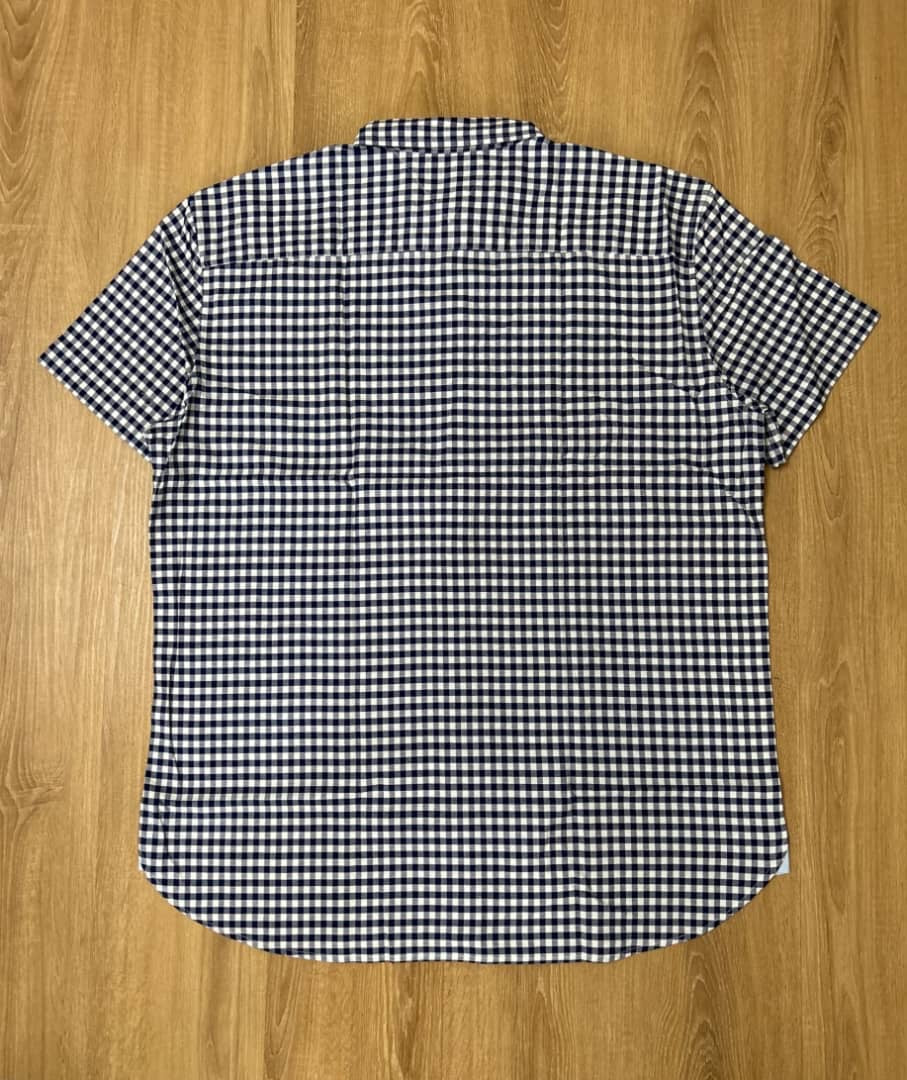 Tommy Hilfiger Regular FitOxford Cotton Check Shirt in Navy