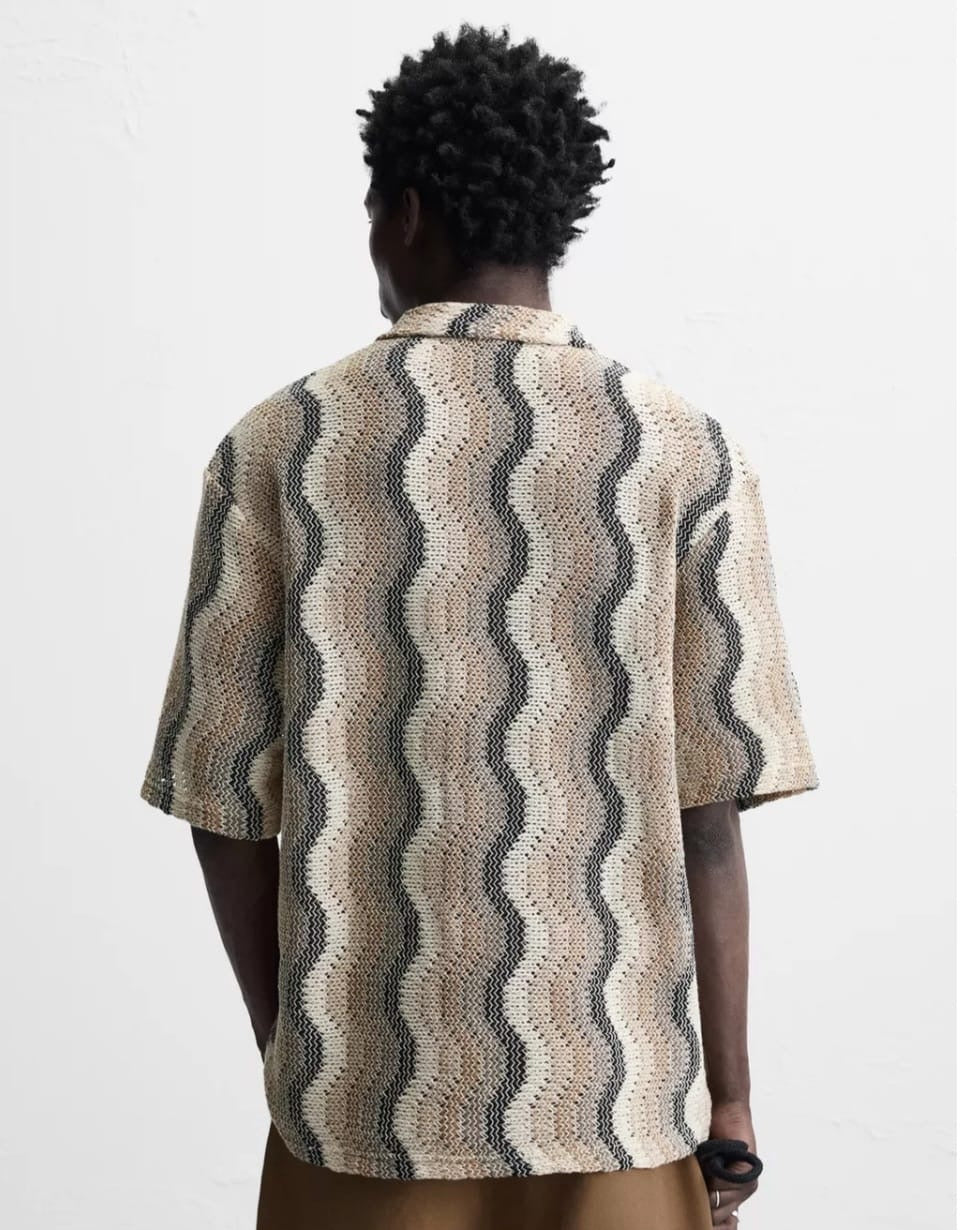 Zara Wavy Textured Shirt