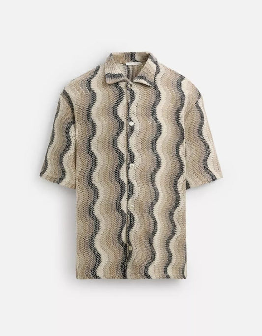 Zara Wavy Textured Shirt