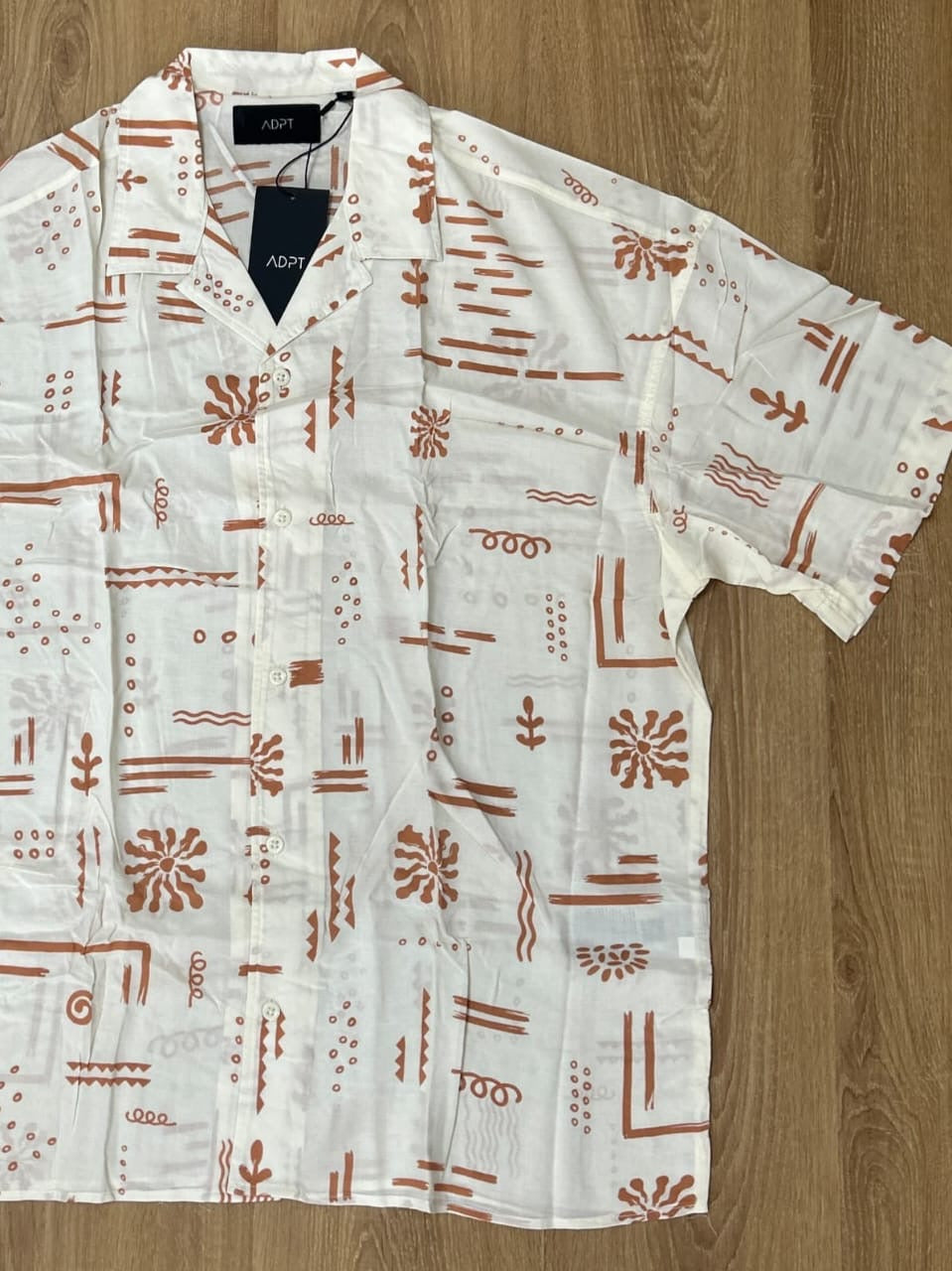 AD PT Regular Fit Off White Shirt in pattern