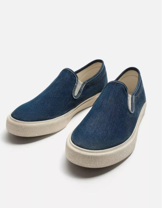 Zara Laceless Denim Pimsoles