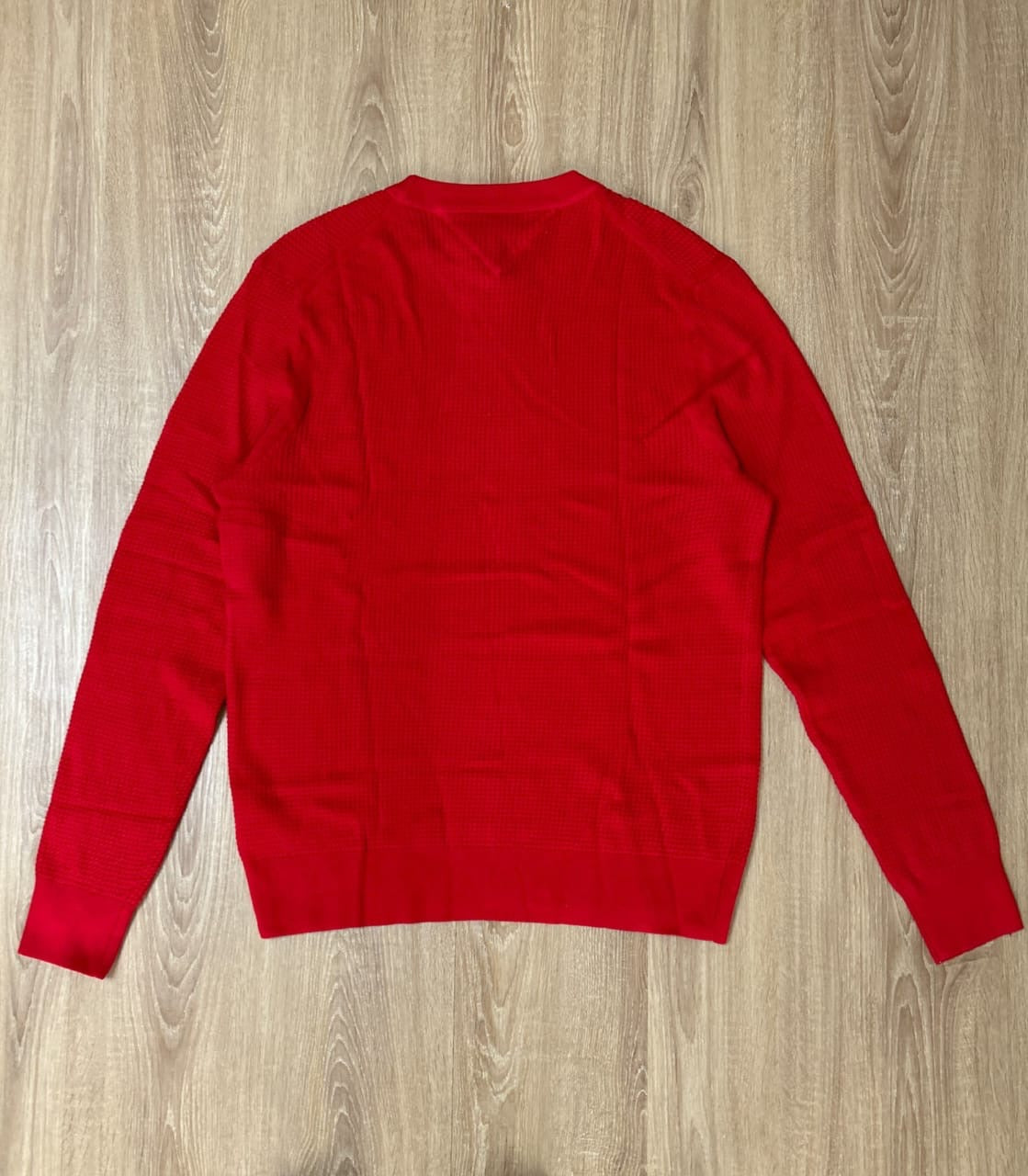 Tommy Hilfiger Textured Sweater in Red