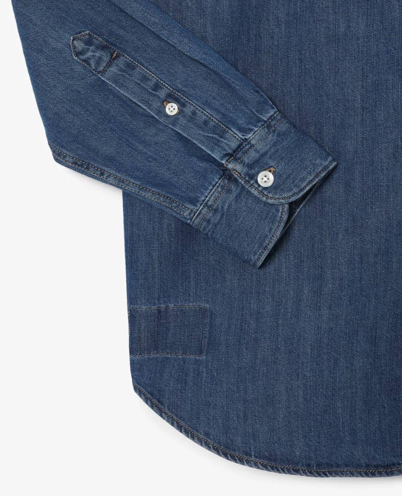 Lacoste Denim Shirt in Blue