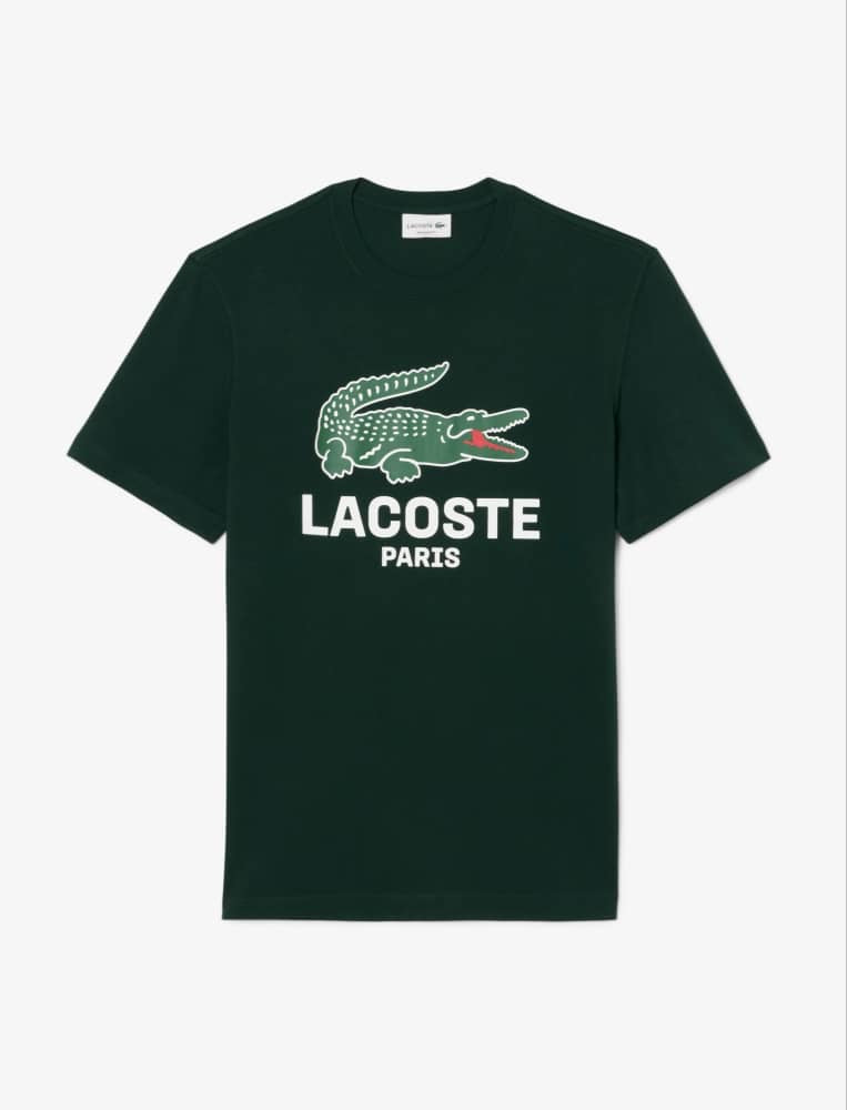 Lacoste T Shirt in Forest Green