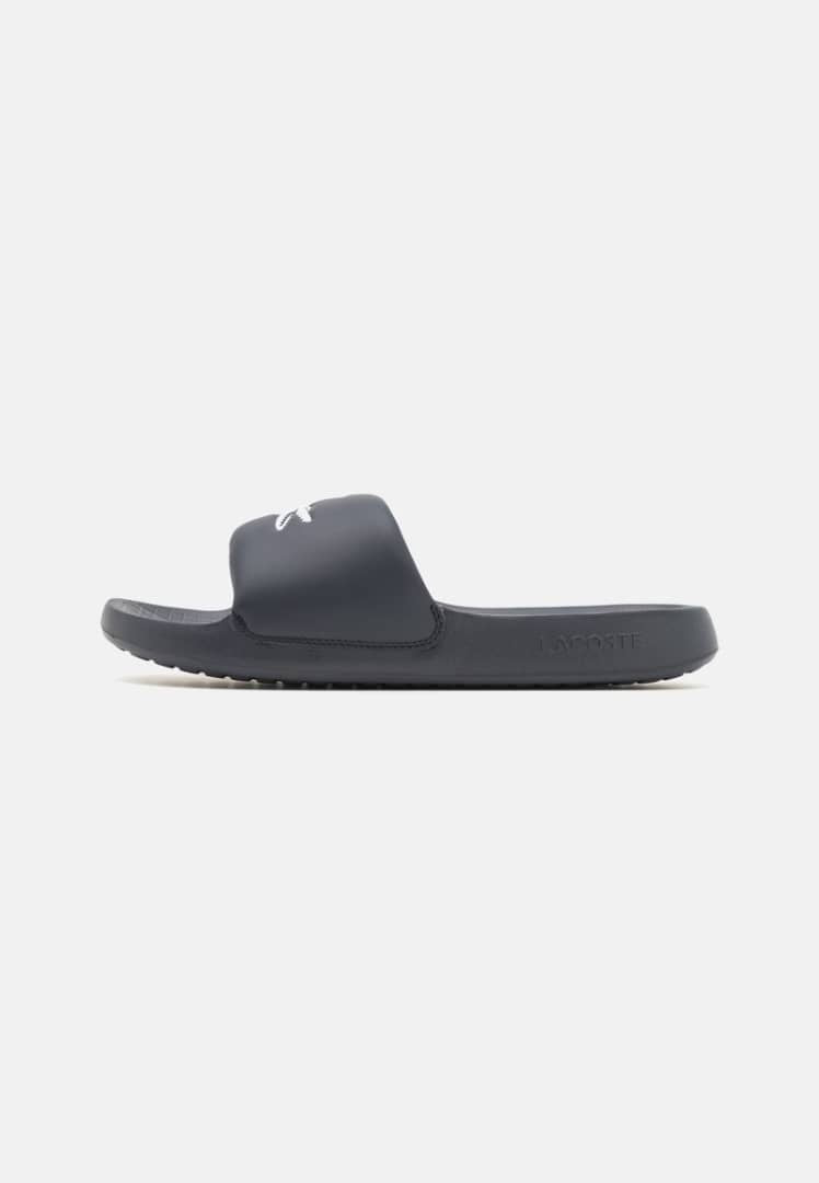 Lacoste slides in Navy