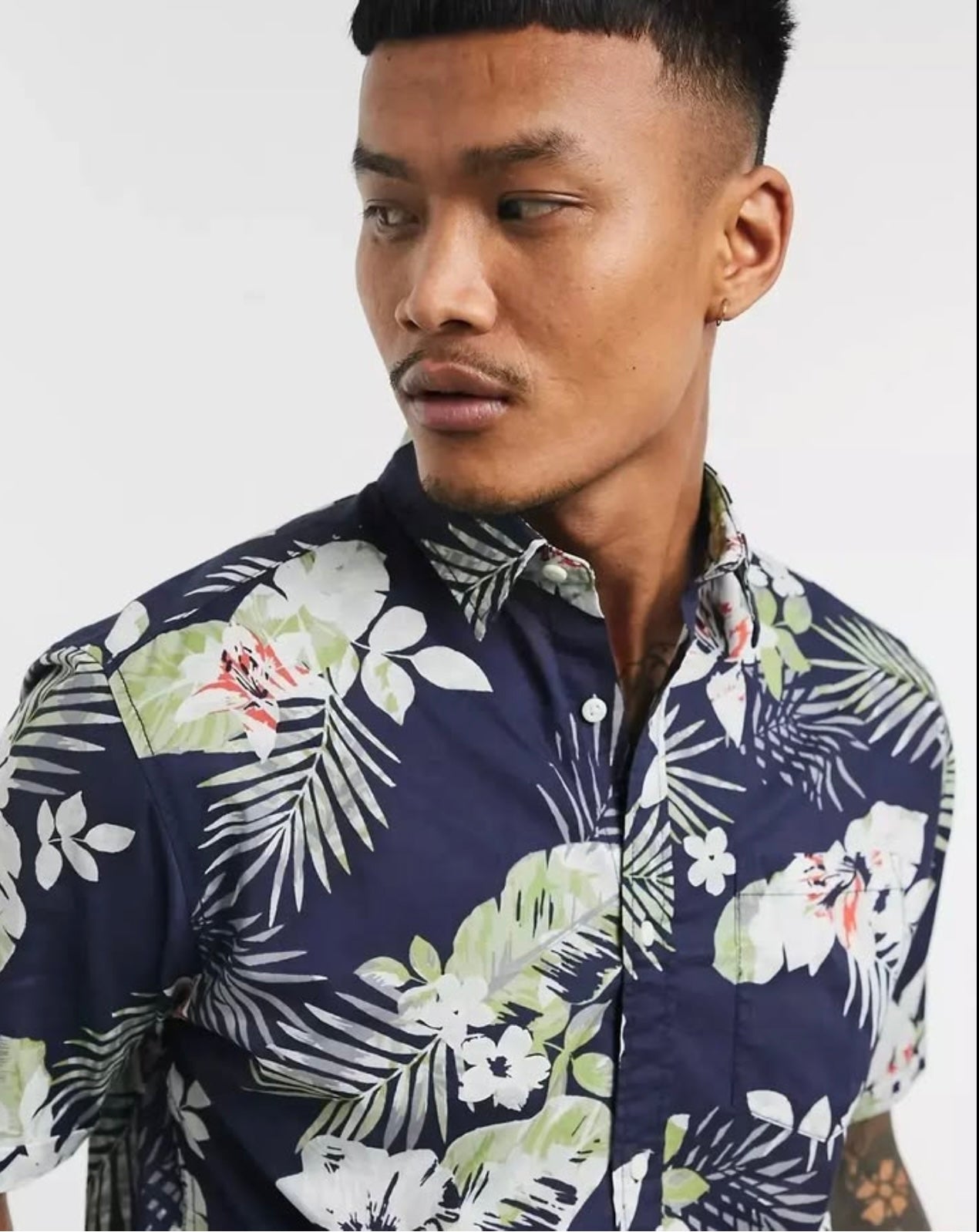 Jack & Jones Regular Fit Pattern Short Sleeve