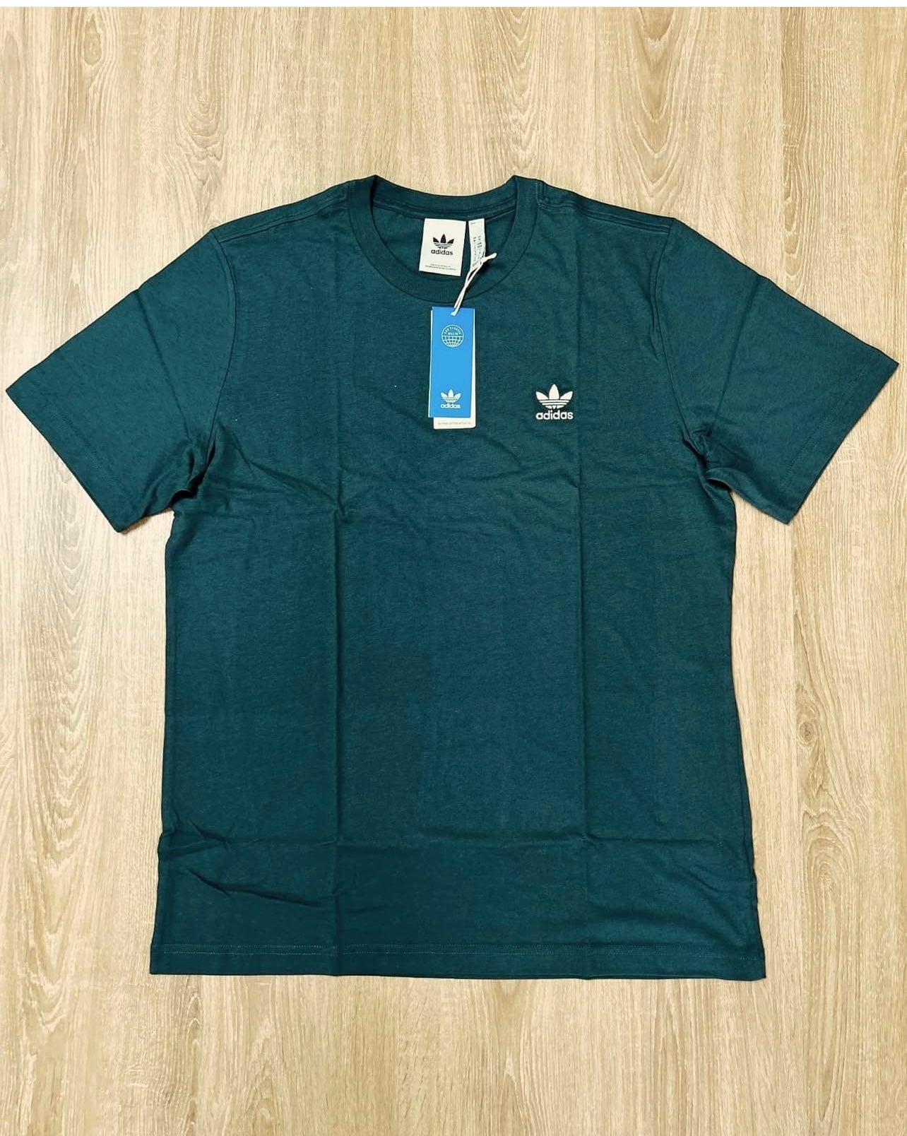 Adidas Regular Fit Cotton Shirt in Green