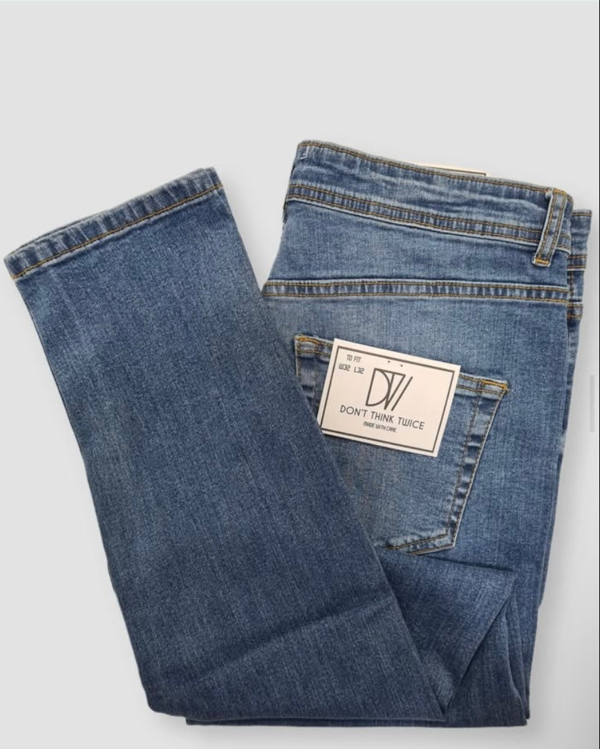 DTT Slim Fit Jeans in Blue