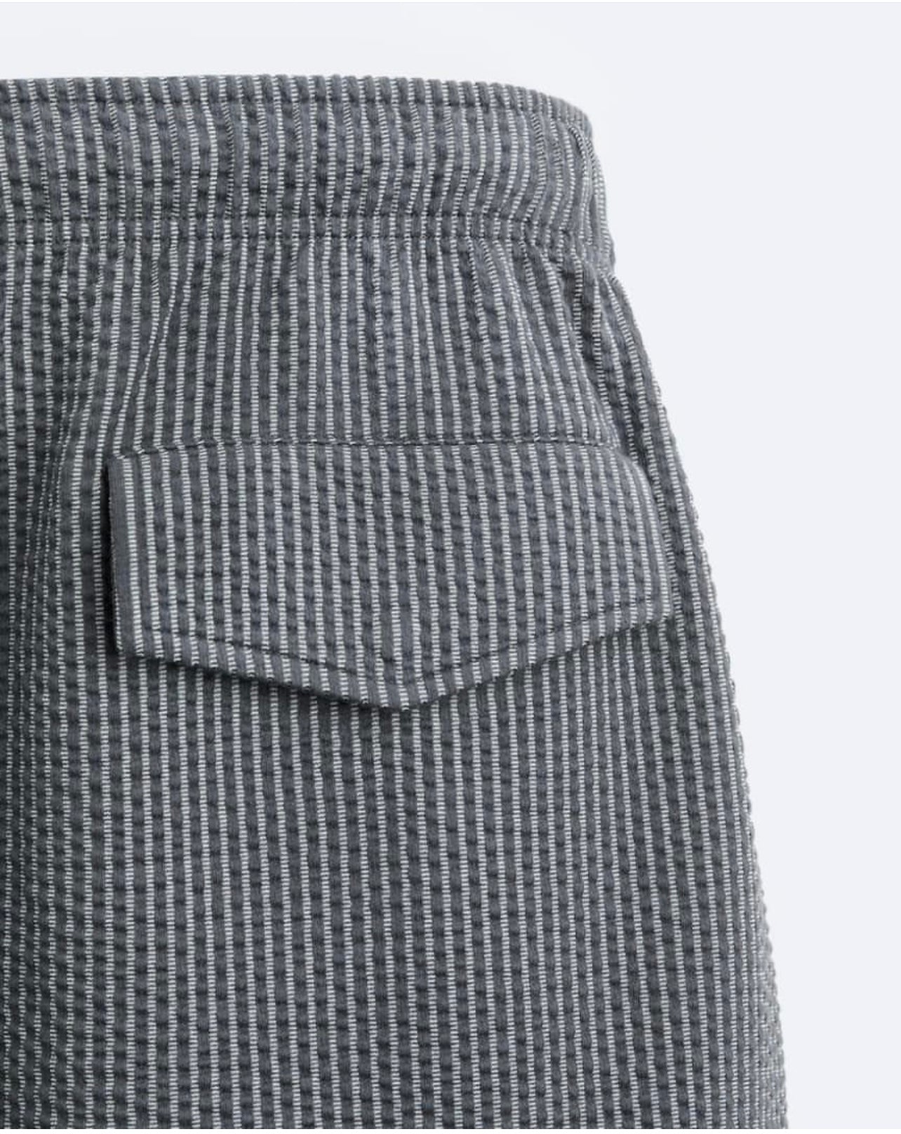 Zara Regular Fit Seersucker Shirt