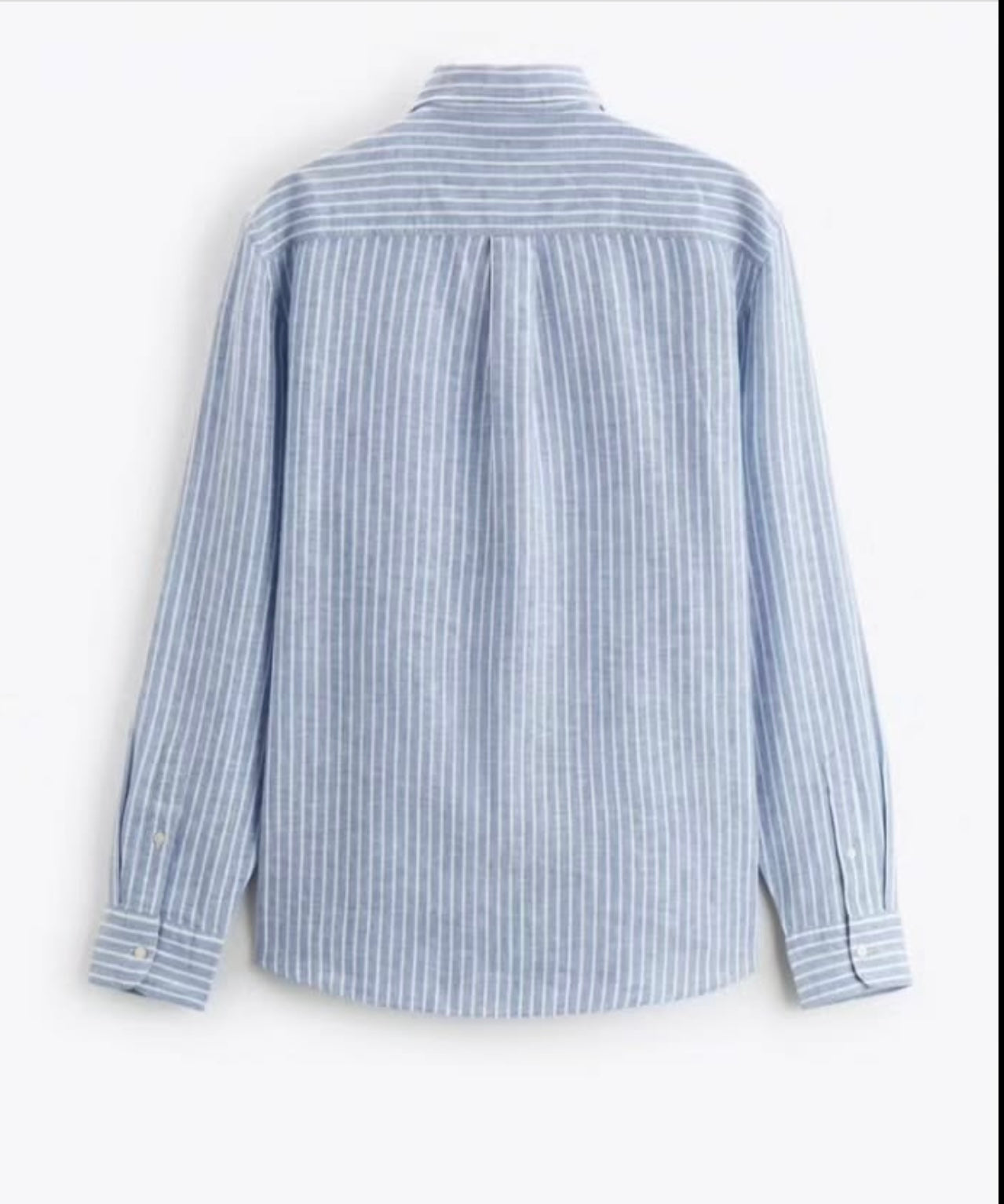 Zara Linen shirt in Blue Stripes