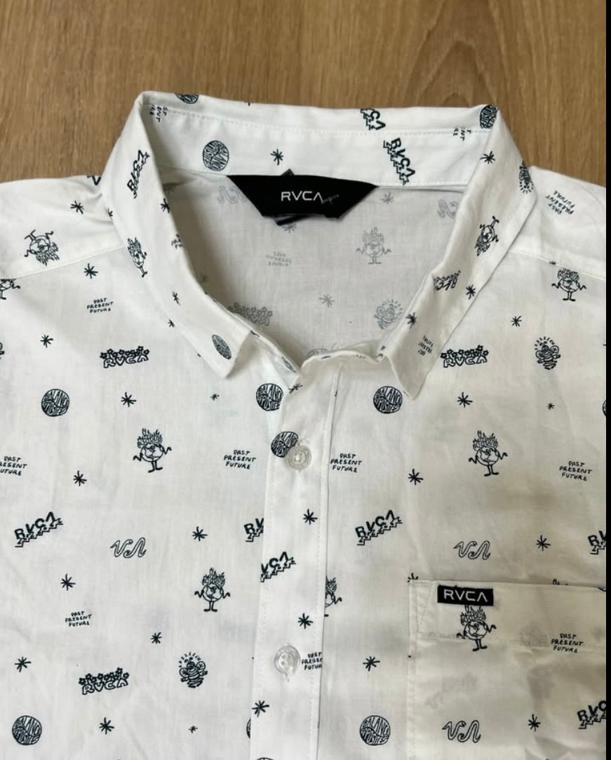 RCVA Regular Fit Patterned Shirt