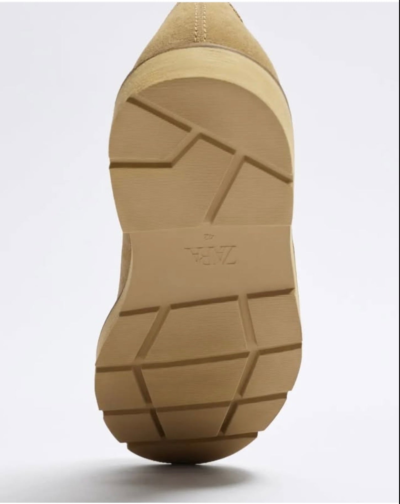 Zara Suede Shoes With Track Soles
