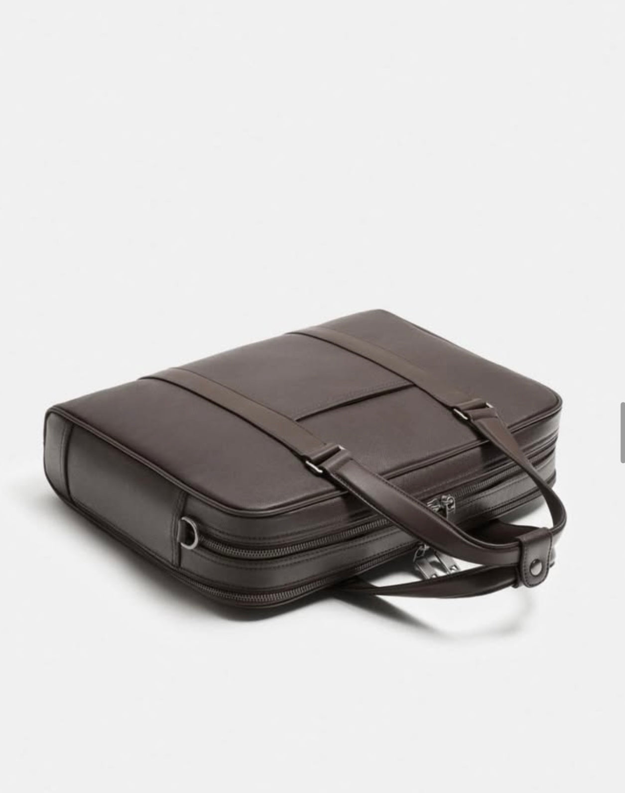 Zara Double Textured Briefcase
