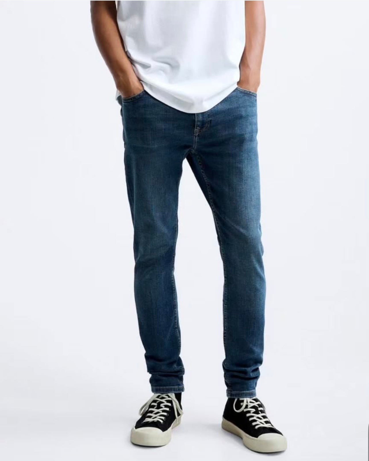 Zara Skinny Fit Blue Denim