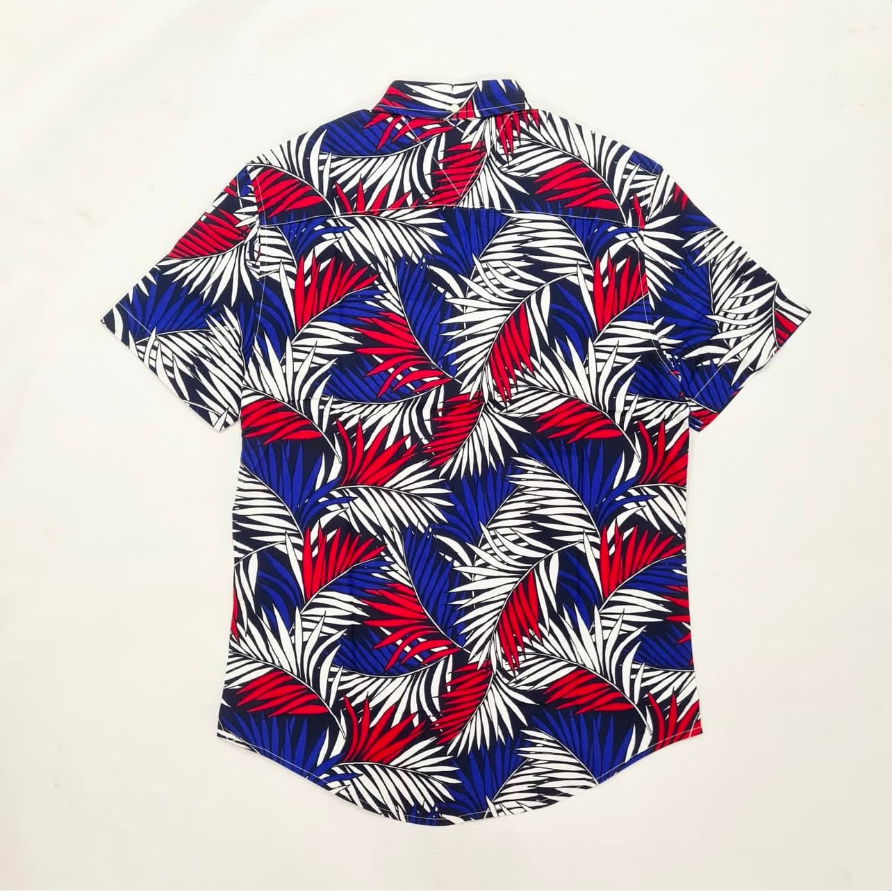 Tommy Hilfiger Slim Fit Pattern Cotton Short Sleeve Shirt