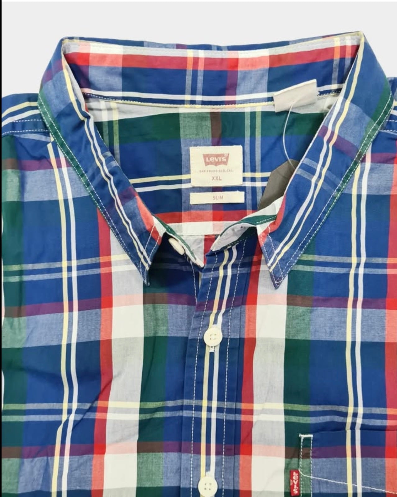 Levi’s Slim Fit Cotton Button Cuff Shirt