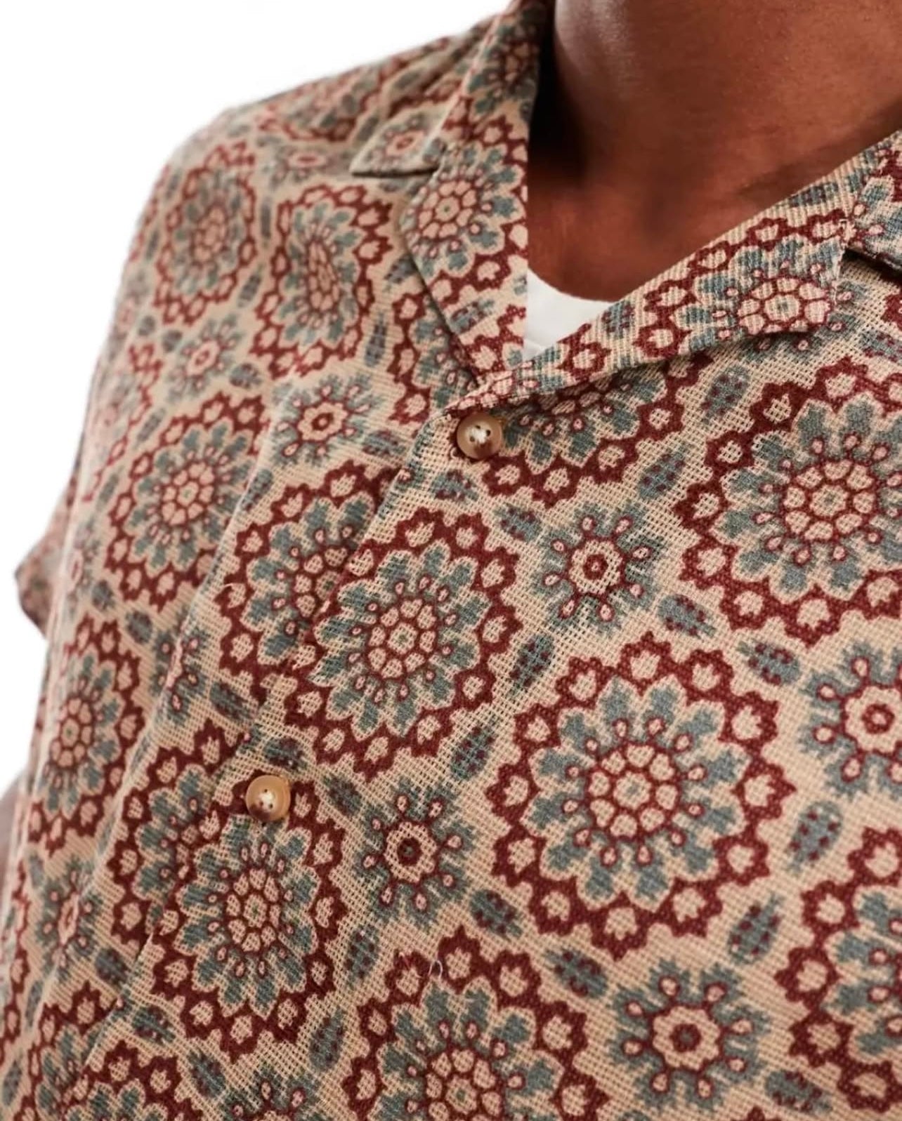 Asos Cotton Shirt in Pattern