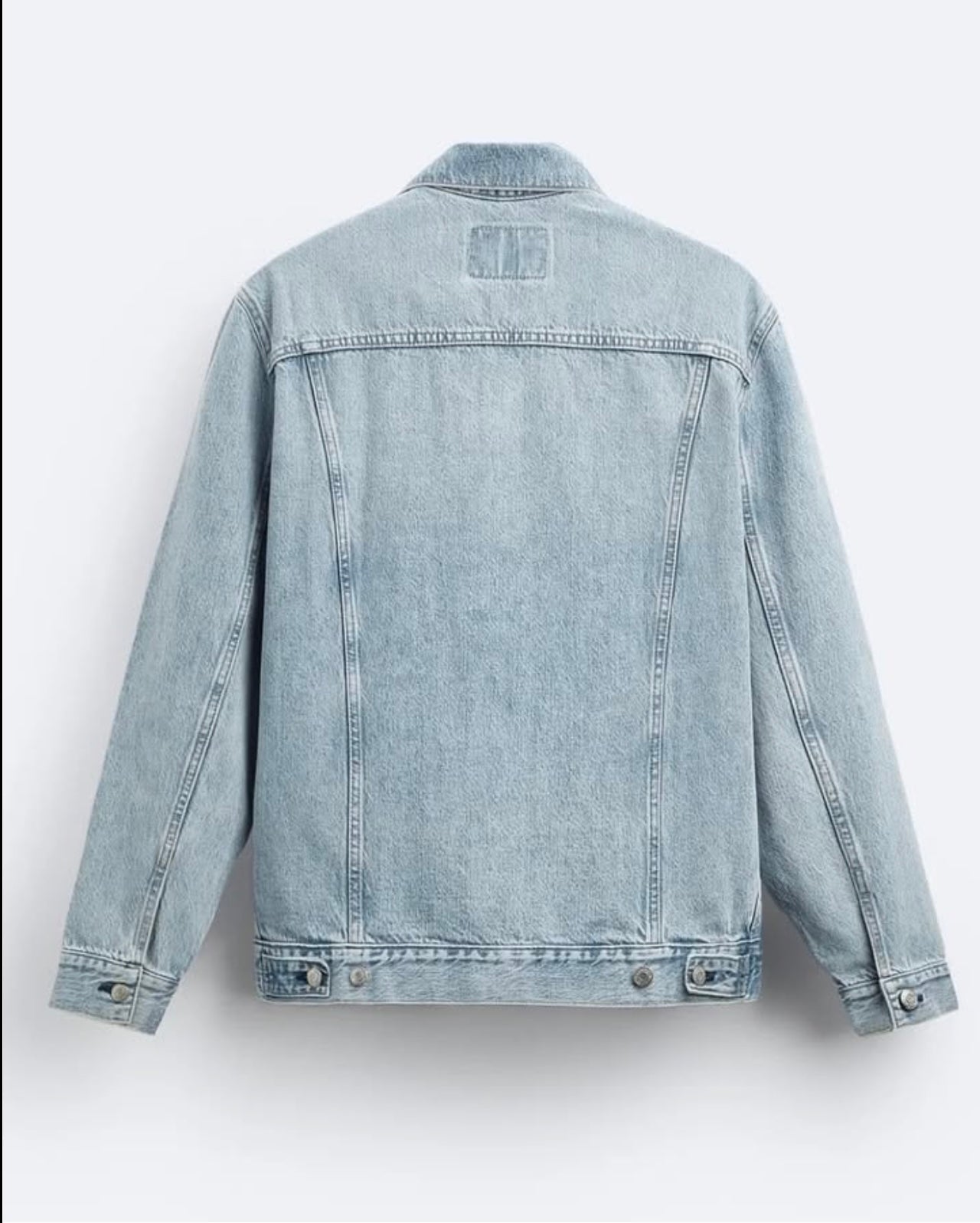Zara Denim Jacket in Light Blue Wash