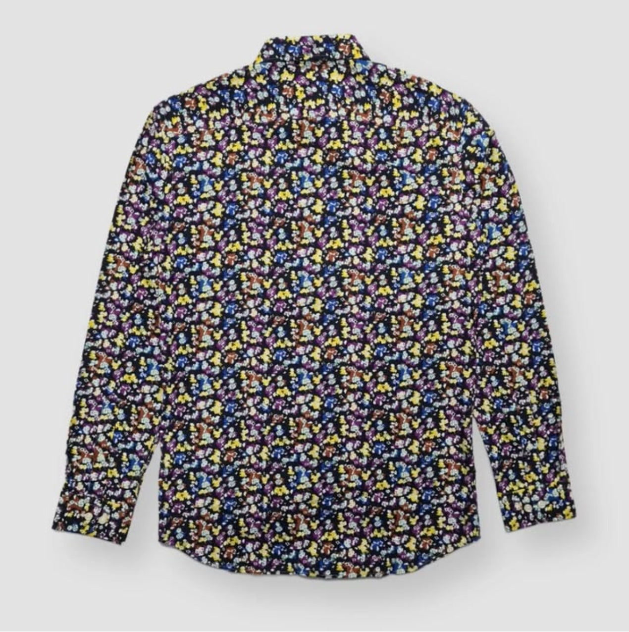 Selected Homme Slim Fit Pattern Cotton Button Cuff Shirt