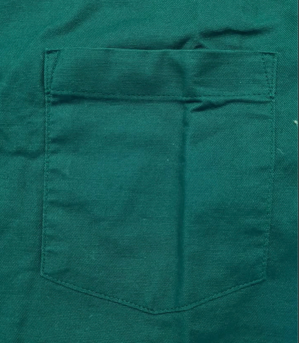 Asos Slim Fit Green Oxford Cotton Button Cuff Shirt