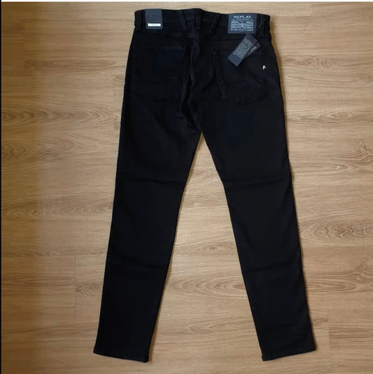 Replay Slim Fit Denim in Black