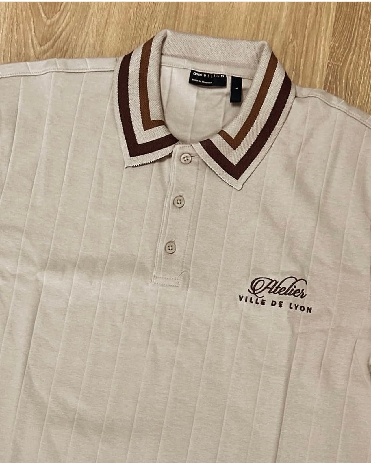Asos Polo Shirt in Brown