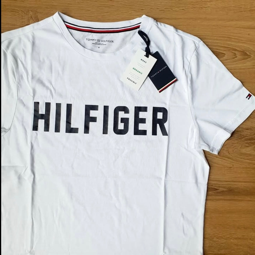 Tommy Hilfiger Slim Fit White T Shirt