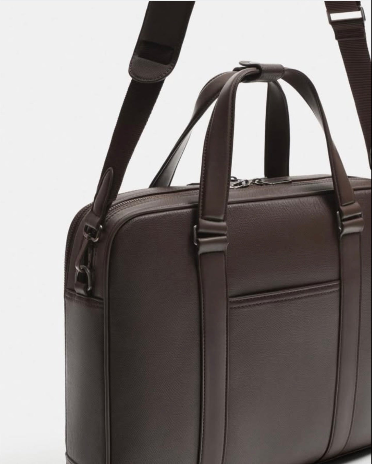 Zara Double Textured Briefcase