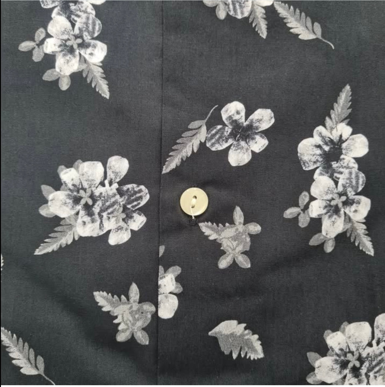 Only & Sons Slim Fit Black Pattern Button Cuff Shirt