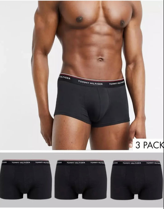 Tommy Hilfiger Low Rise Trunks 3 Packs in Cotton Strecth