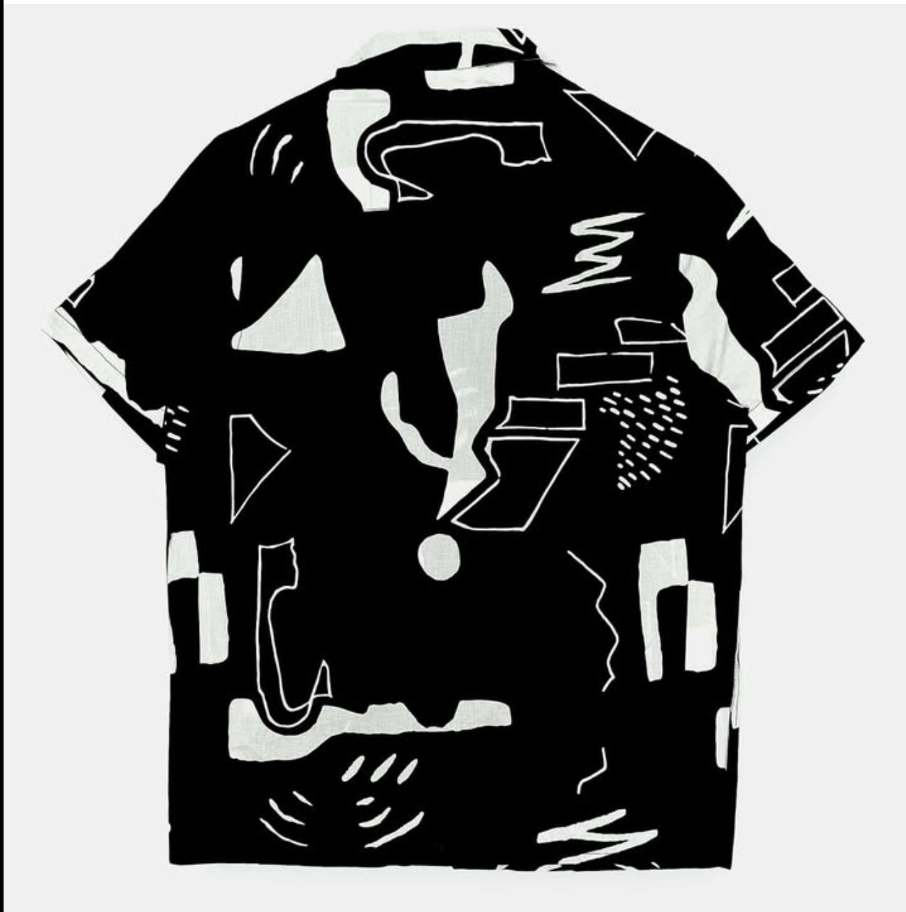 Asos Regular Fit Shirt in Black Pattern