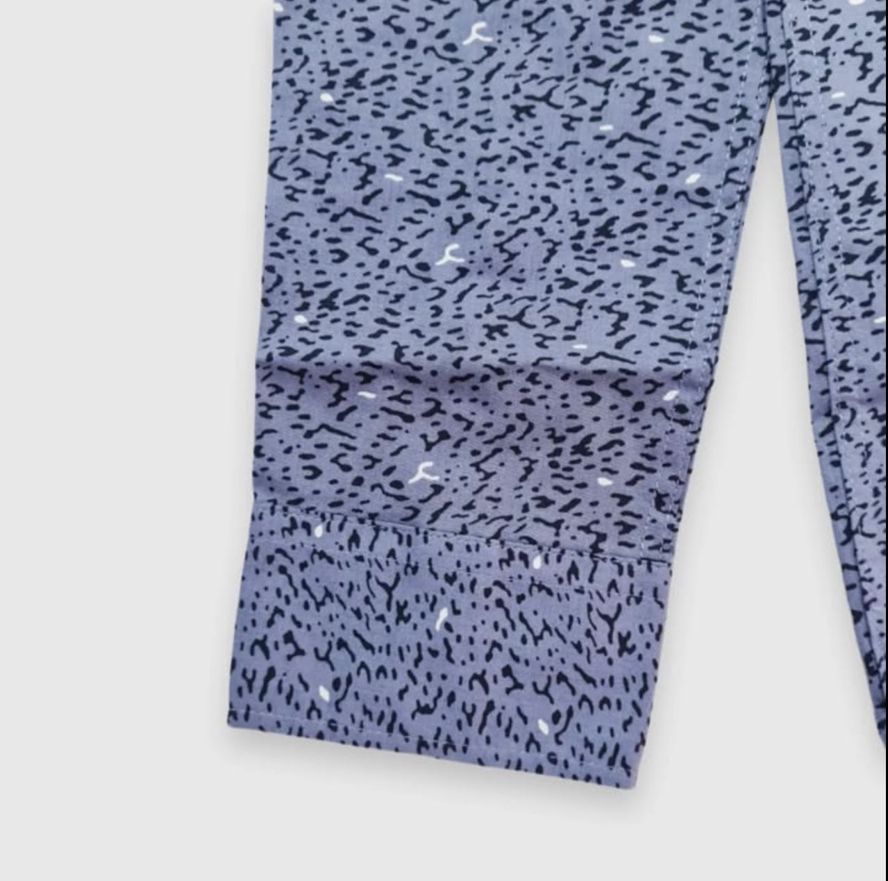 Only & Sons Slim Fit Pattern Cotton Button Cuff Shirt