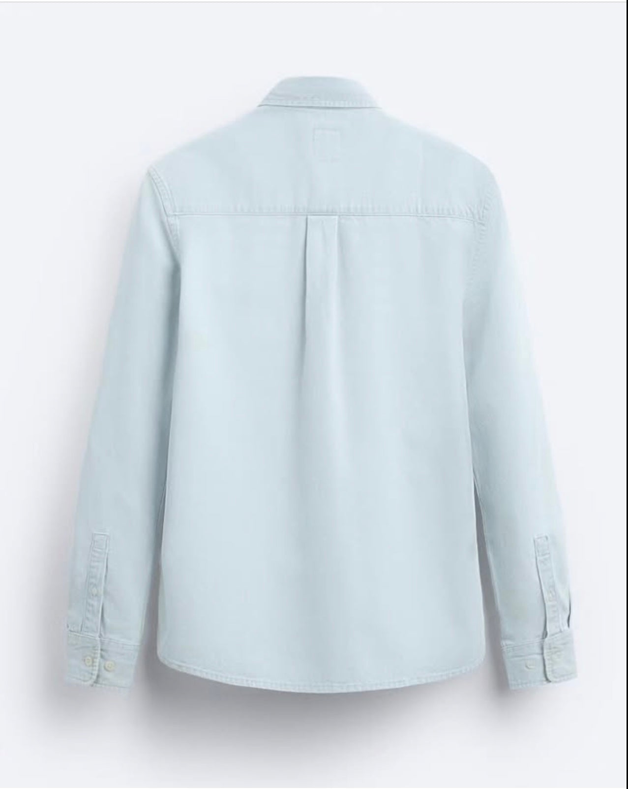 Zara Regular Fit Denim Shirt in Blue
