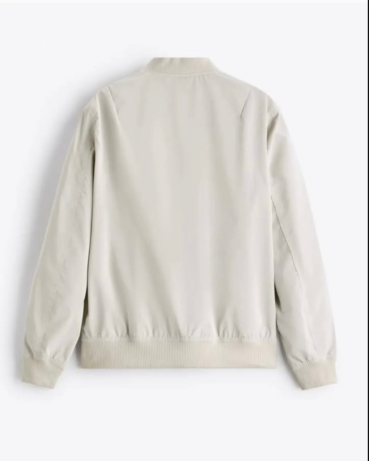 Zara Bomber Jacket in Off White
