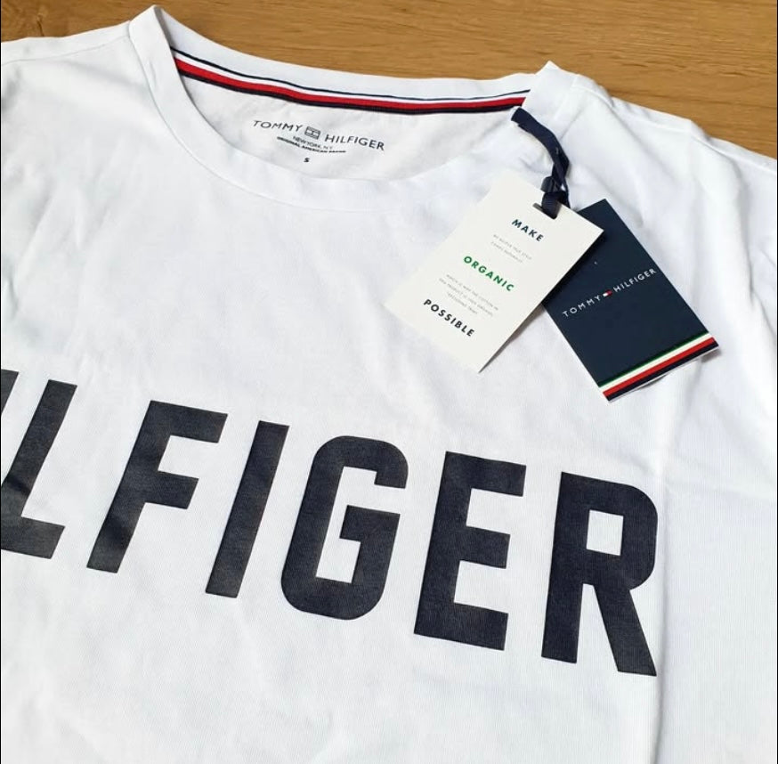 Tommy Hilfiger Slim Fit White T Shirt