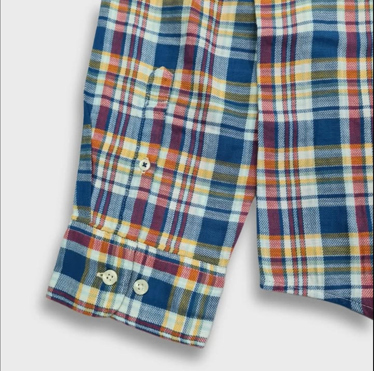 Penguin Regular Fit Multi Check Cotton Button Cuff Shirt